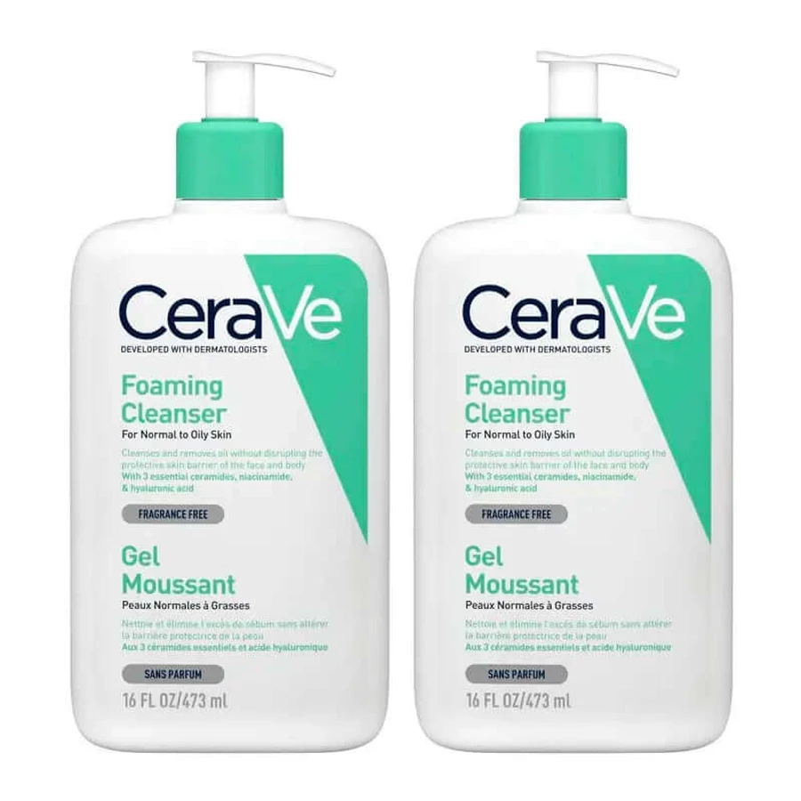 CeraVe Duplo Schäumendes Reinigungsgel, 2X473 ml