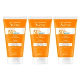 Avene Crema Solar Spf 50+, 3 x 50 ml