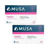 Musa Duplo IJzer Voedingssupplement , 2 x 30 capsules