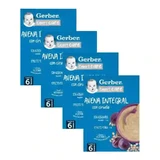 Gerber Havermout en Pruimenpap, 4X250 Gr