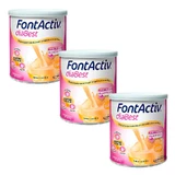 FontActiv Diabest Pack Vanille, 3x400 g