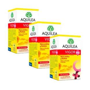 Aquilea Vigor Ella, envase 3 x 60 cápsulas