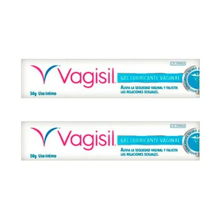 Pack 2 Vagisil Vaginal lubricating gel, 50gr