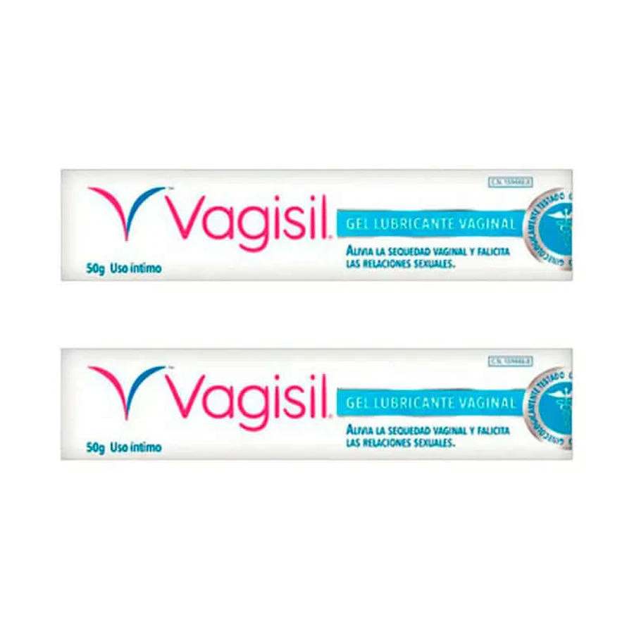Pack 2 Vagisil Vaginal lubricating gel, 50gr