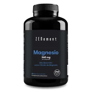 Zenement Magnesium Citrate, 240 vegan tablets