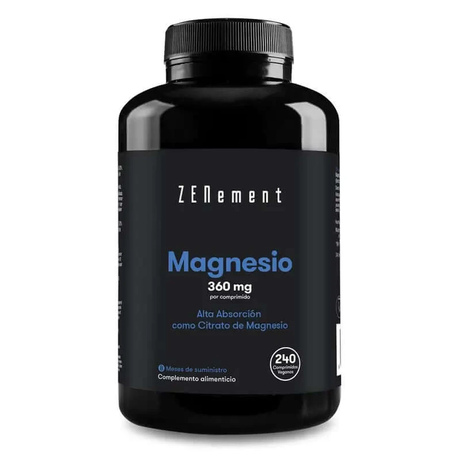 Zenement Magnesium Citrate, 240 vegan tablets