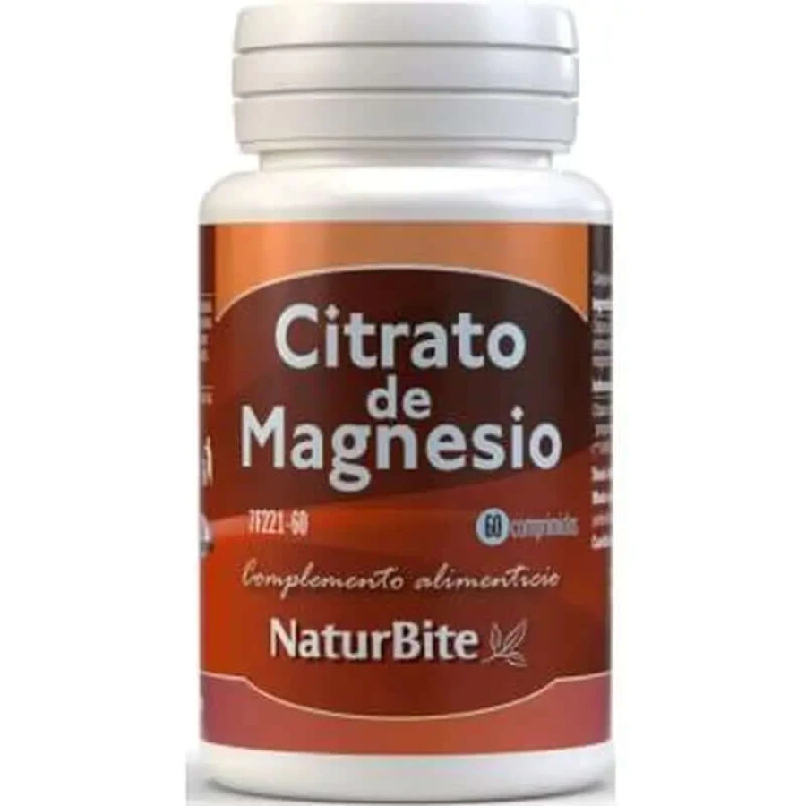 Magnesiumcitraat Naturbite 60 tabletten