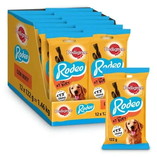 Pedigree Rodeo Rundvlees 7 Strips 12X122Gr