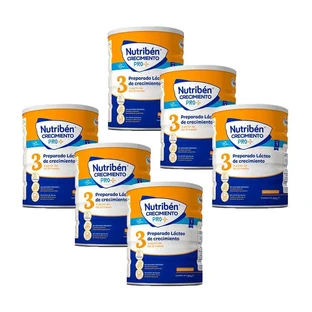 Nutribén Wachstum Pro+ 3 Milch, 6 X 800 Gramm