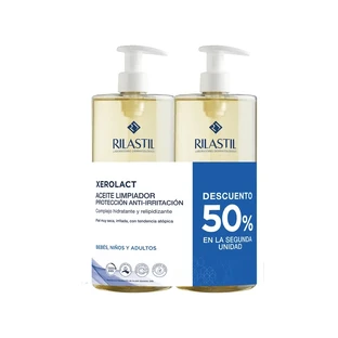 Rilastil Duplo Xerolact Aceite 2A 50% descuento 1L, 1000ml + 1000ml
