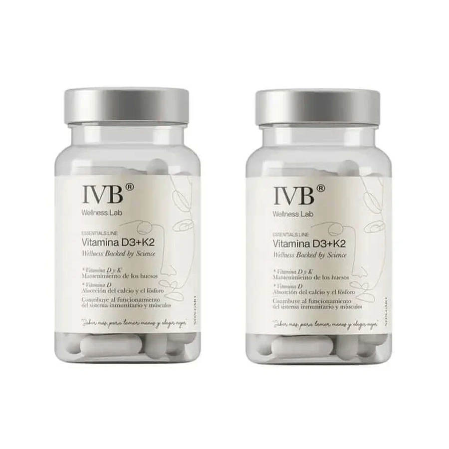 Ivb Wellness Lab Vitamina D3+K2, 2X90 Cápsulas