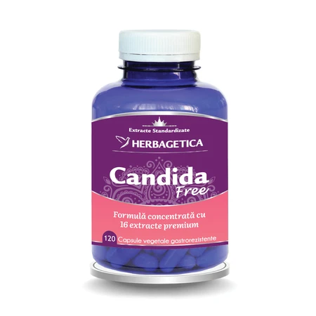 Candida Free, 120 cápsulas, Herbagetica
