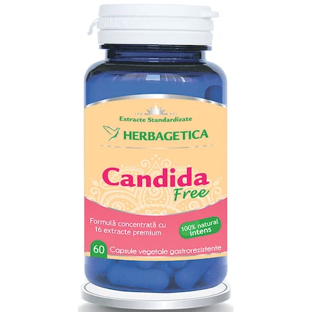 Candida Free, 60 cápsulas, Herbagetica