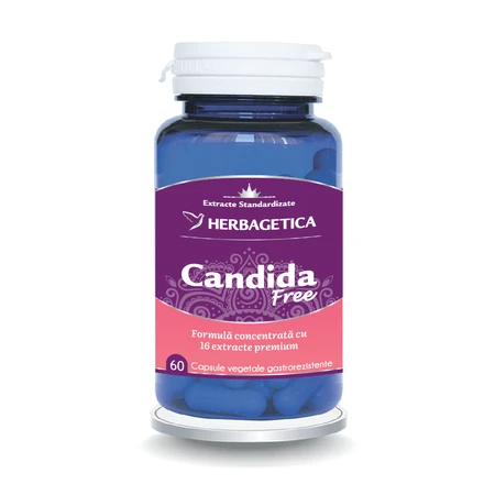 Candida Free, 60 cápsulas, Herbagetica