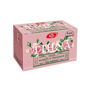 Chamomile and rose tea, 20 sachets, Fares
