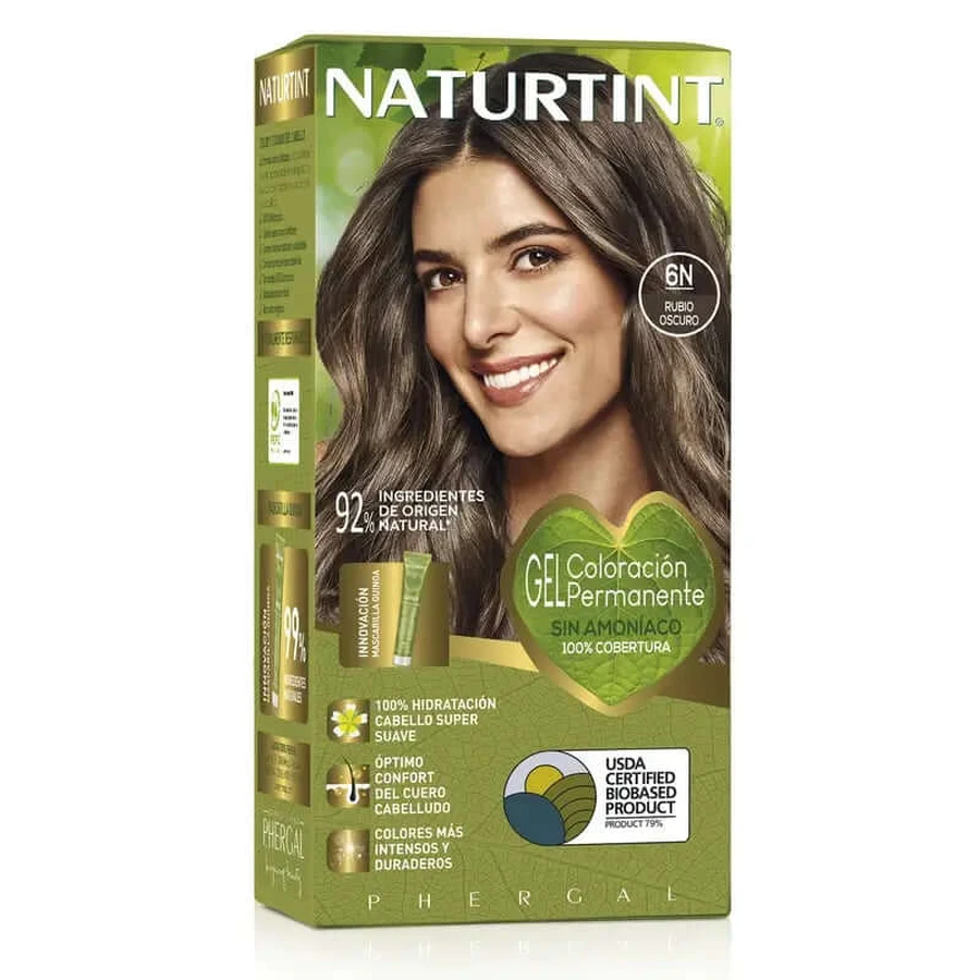 Naturtint Tinte permanente sin amoniaco 6N - Rubio oscuro