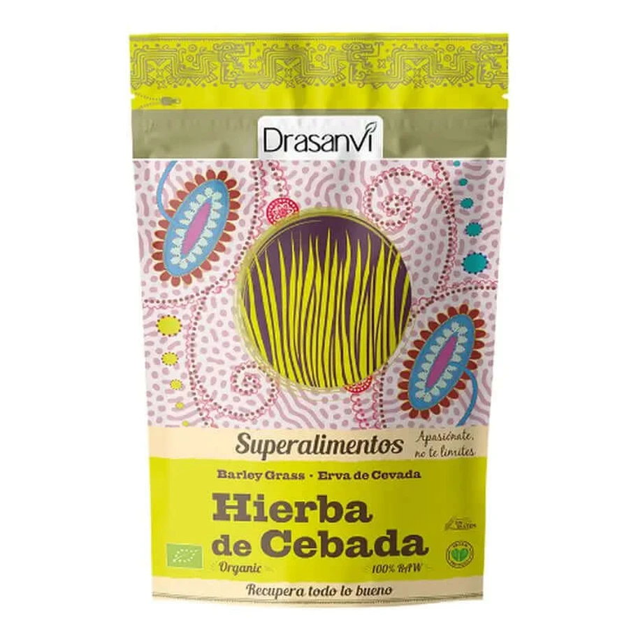 Drasanvi Gerstegras Supervoeding Biologisch 125Gr. Doypack