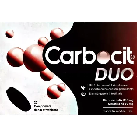 Carbocit Duo, 20 tabletten, Biofarm