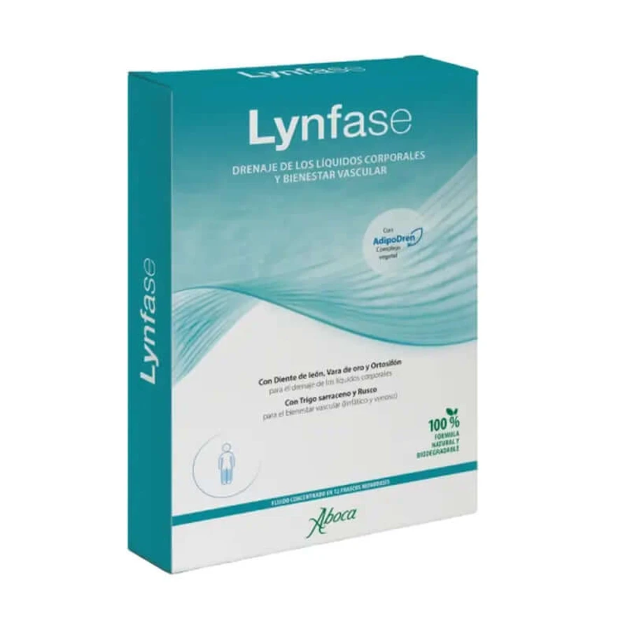 Aboca Lynfase Drainageflüssigkeit, 12 Flaschen