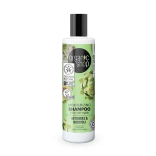 Organic Shop Organic Shop Șampon hidratant cu anghinare și broccoli pentru păr uscat, 280 ml