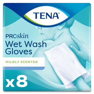 Tena Proskin feuchte Handschuhe, 8 Stück