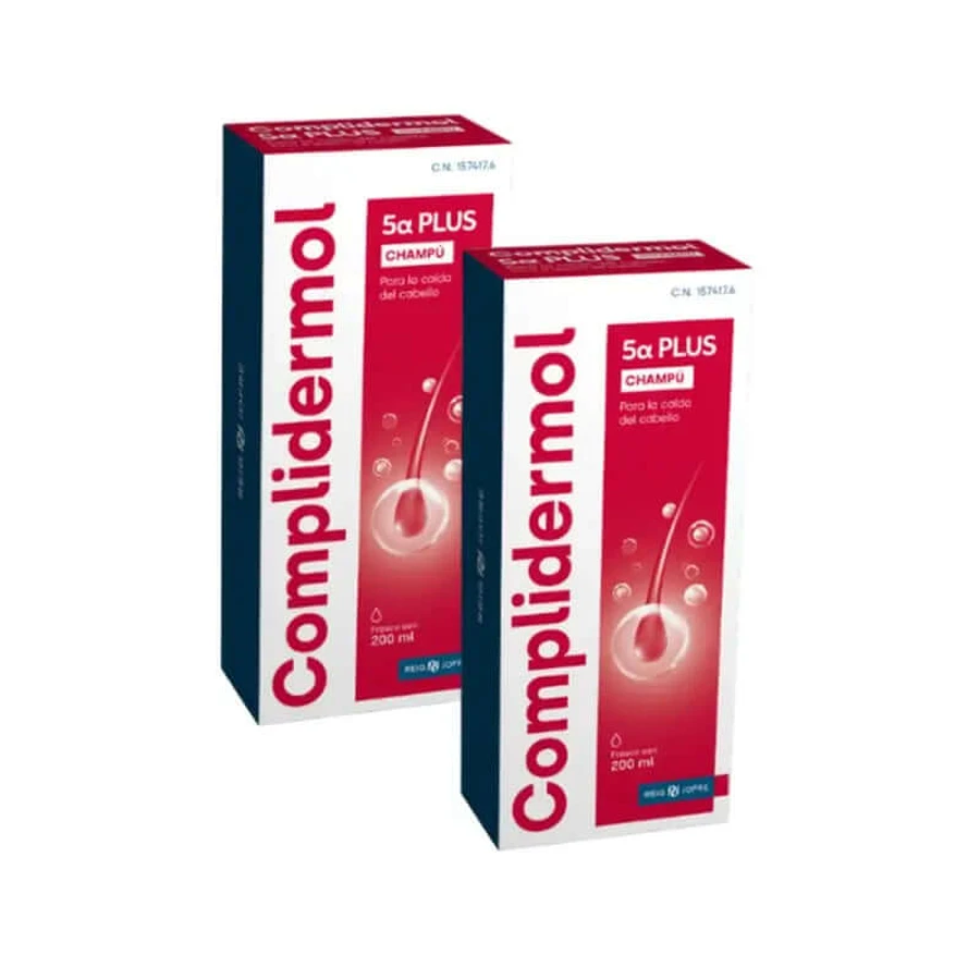 Complidermol Duplo 5 Alpha Champú Anticaída 2 x 200 ml