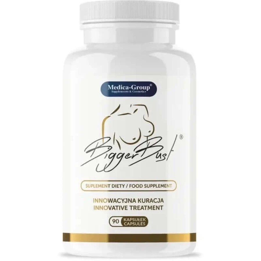 Medica Group Biggerbust: stevigere, verzorgde en natuurlijke buste , 90 capsules