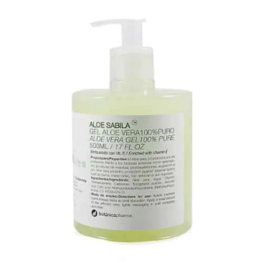 Botanicapharma Sabila Gel d'Aloe Vera 100% pur, 500 Ml