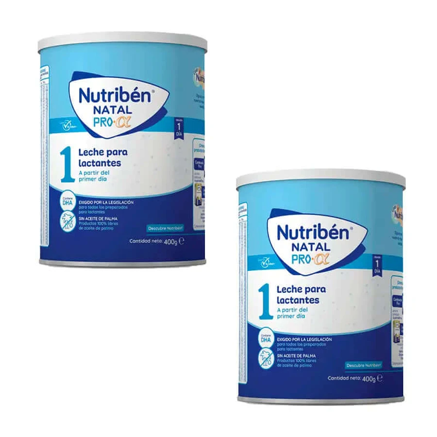 Nutribén Natal Natal Pro-Alpha Milk for beginners, 2 X 400 g
