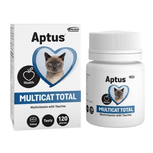 APTUS Multicate Total, multivitamin for cats, bottle, 120 tablets
