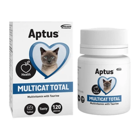 APTUS Multicate Total, multivitamin for cats, bottle, 120 tablets