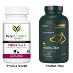 VETRISCIENCE Omega Healthy Skin, XS-XL, huid & vacht supplement voor honden, fles, 30 capsules