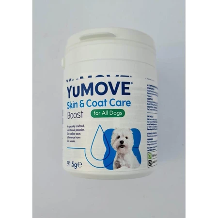 YuMOVE Skin & Coat Care Boost, XS-XL, Haut- und Fellpflegemittel für Hunde, Flasche, Pulver, 91,5g