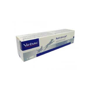 VIRBAC Nutri-plus Gel, XS-XL, Multivitamine intensive Aktivität, Rekonvaleszenz Hunde und Katzen, Tube, 120g orale Paste