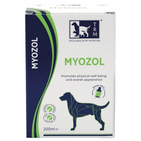 TRM Myozol, XS-XL, multivitamine voor honden, fles, 200ml olie