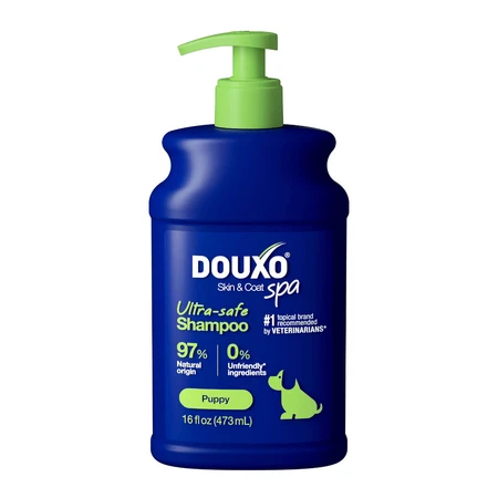 DOUXO SPA Puppy, shampoo voor jonge honden, hydraterend, hypoallergeen, Vanille en kokosnoot, fles, 250ml