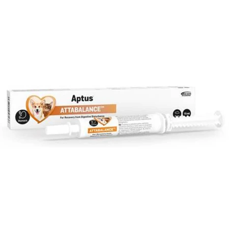 APTUS Attabalance, XS-XL, spijsverteringsstelsel & probioticasupplement voor honden en katten, doseerspuit, 15ml orale pasta