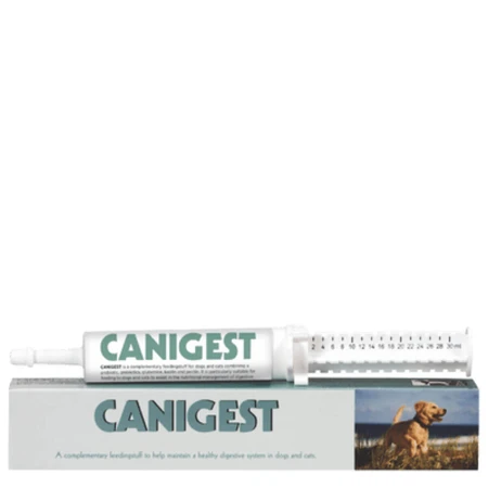 TRM Canigest orale pasta, XS-XL, spijsverteringsstelsel & probiotica supplement voor honden en katten, fles, 15ml orale pasta