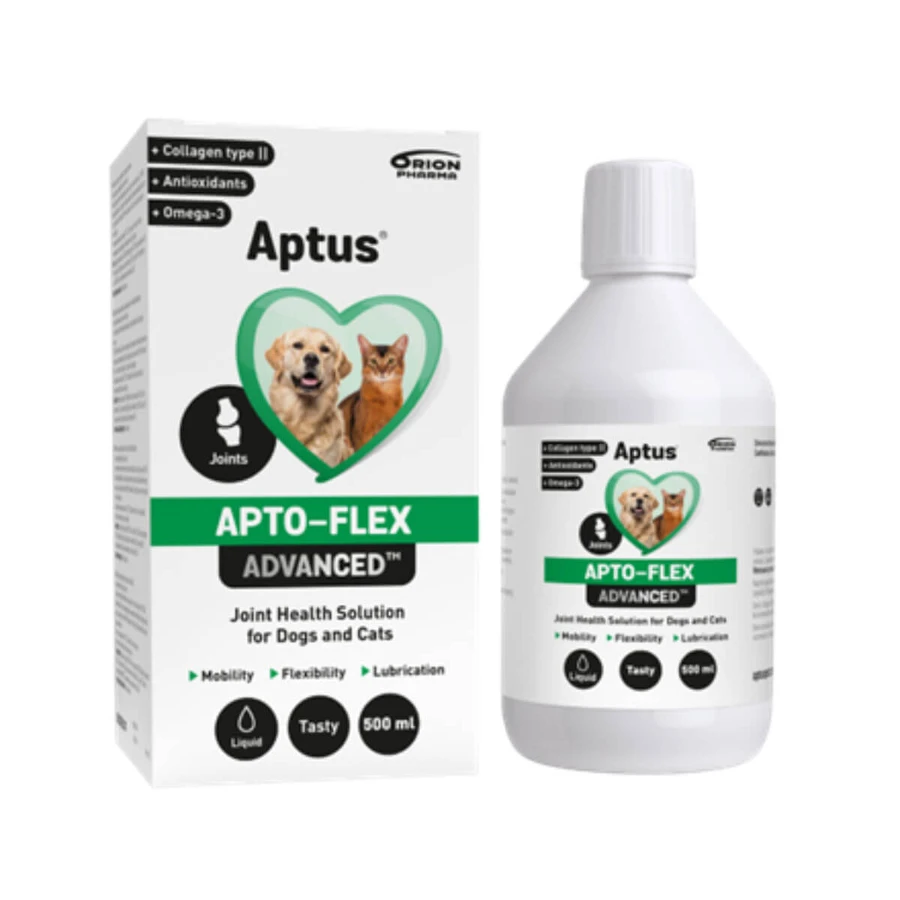 APTUS Apto-Flex Advanced, XS-XL, joint system supplement for dogs and cats, bottle, 500ml oral suspension