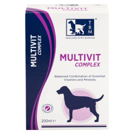 TRM Multivit Complex, XS-XL, multivitamines pour chiens, flacon, 200ml suspension orale