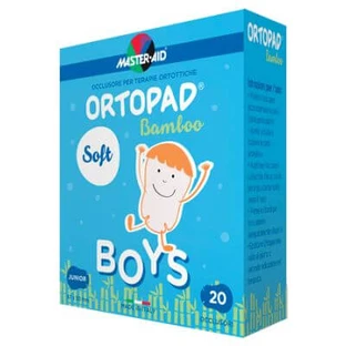 Ortopad patch orthopédique doux pour les yeux garçons junior 20 pièces