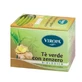 Viropa biologische groene thee en gember 15 filters