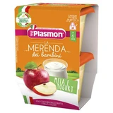 Plasmon la merenda dei bambini sapori di natura apple yogurt aseptic 2 x 120 g