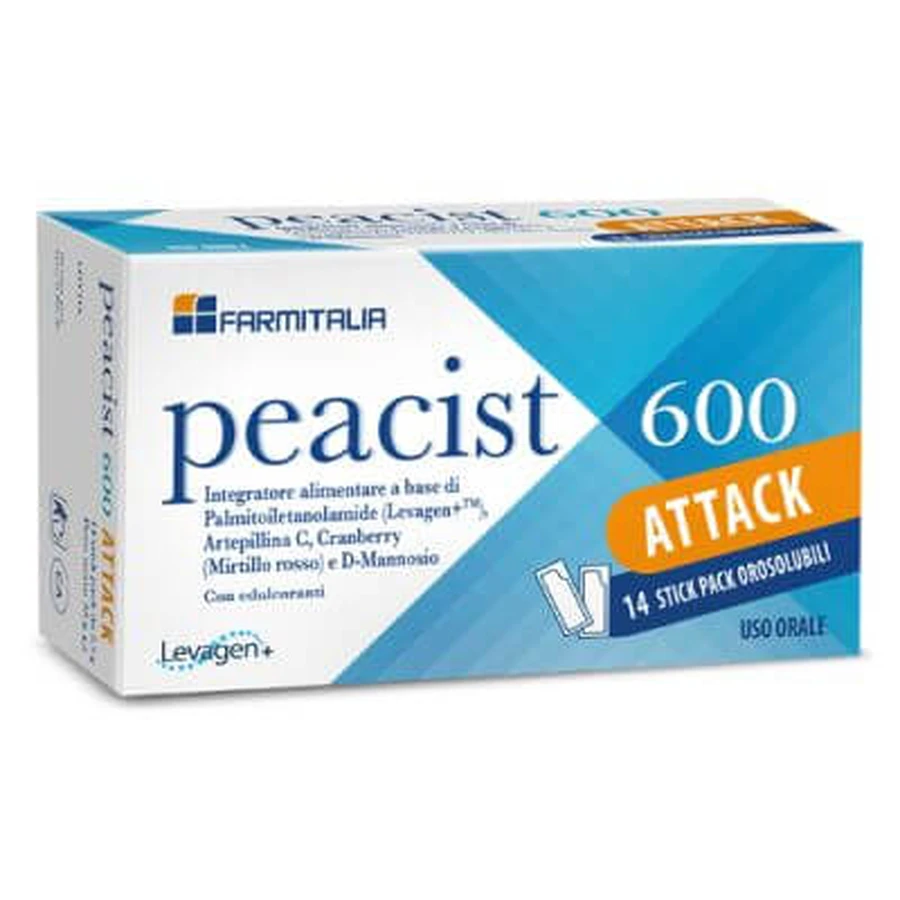 Peacist 600 aanval 14 pakjes oplosbare sticks