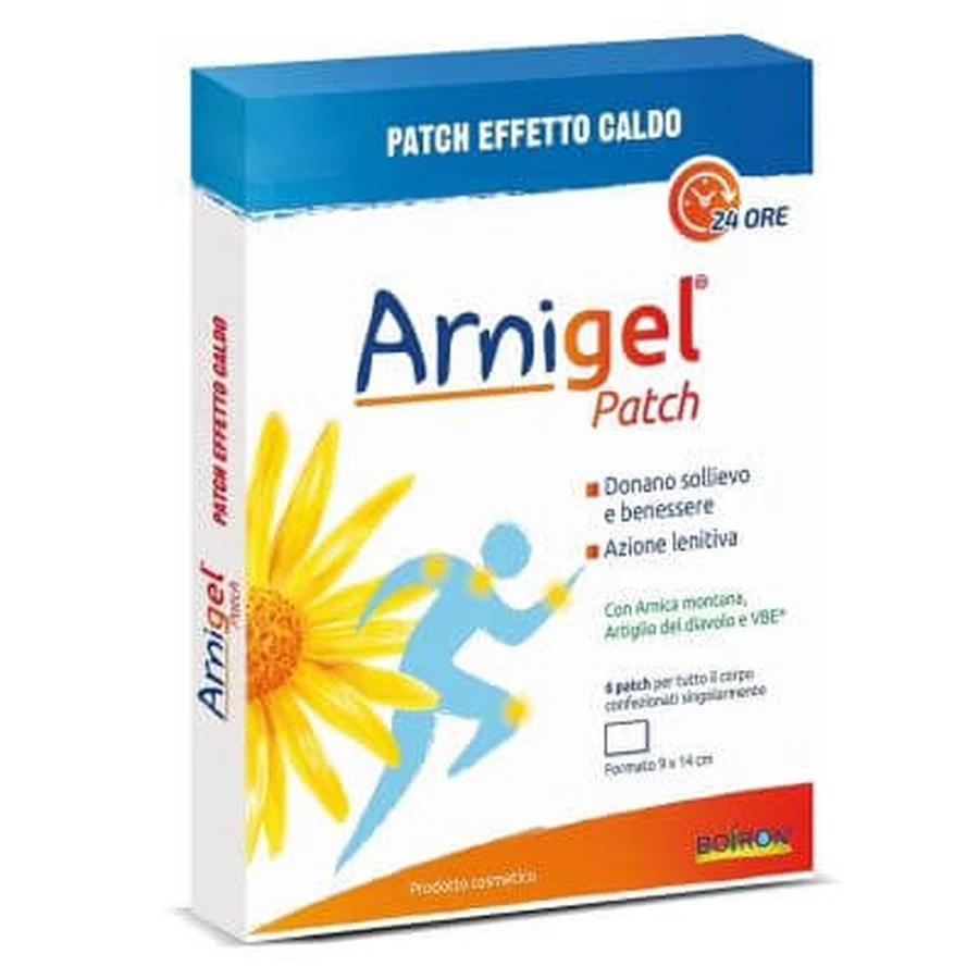 Arnigel parche cuerpo caliente 6 piezas