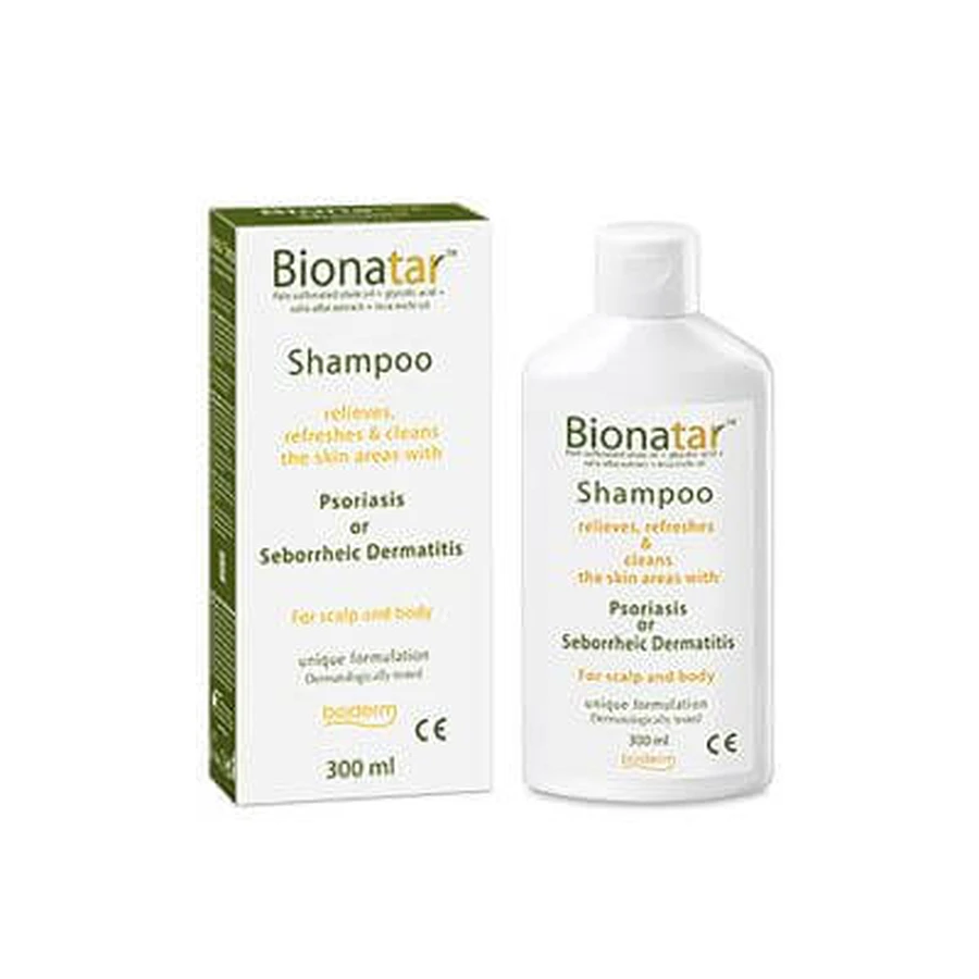 Bionatar shampoo geïndiceerd bij aanwezigheid van symptomen van psoriasis en seborroïsch eczeem 200 ml