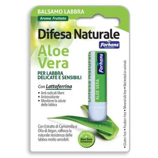 Aloe vera lip balm for natural defense Forhans