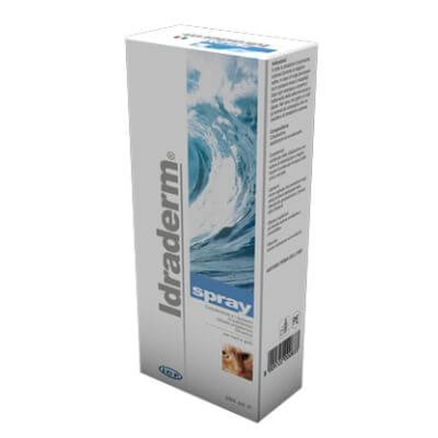 Idraderm vochtinbrengende spray hond/kat 300 ml