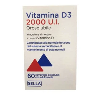 Vitamin d3 2000ui orosoluble 60 tablets
