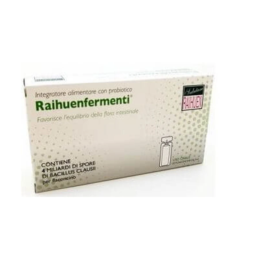 Raihuen bacillus clausii probiotic ferments 20 5 ml single-dose vials